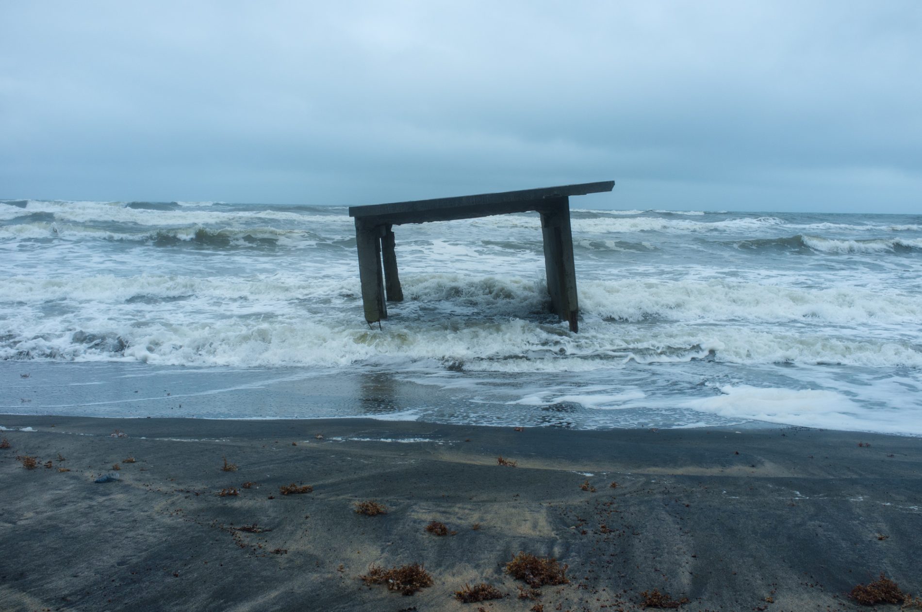 Subida del nivel del mar en Paraíso, Tabasco.